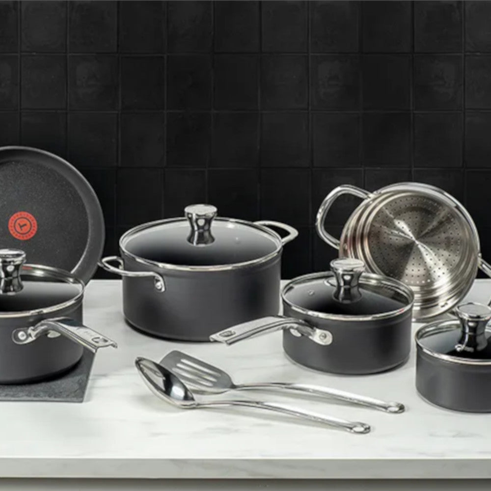 T-FAL Platinum Unlimited Hard Anodized 12pc Cookware Set - H126SC74