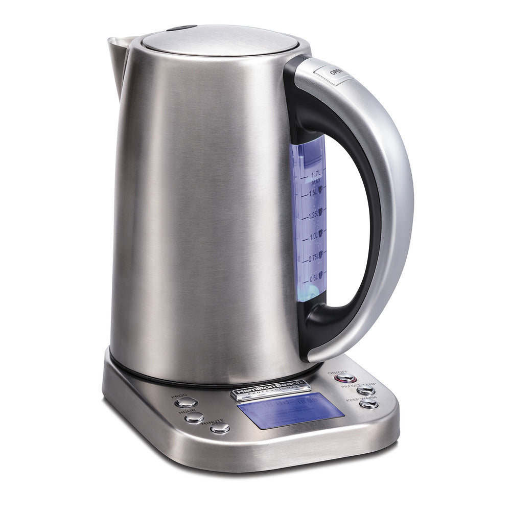 HAMILTON BEACH PROFESSIONAL 41028C Digital Kettle- Refurbished with Home Essentials warranty