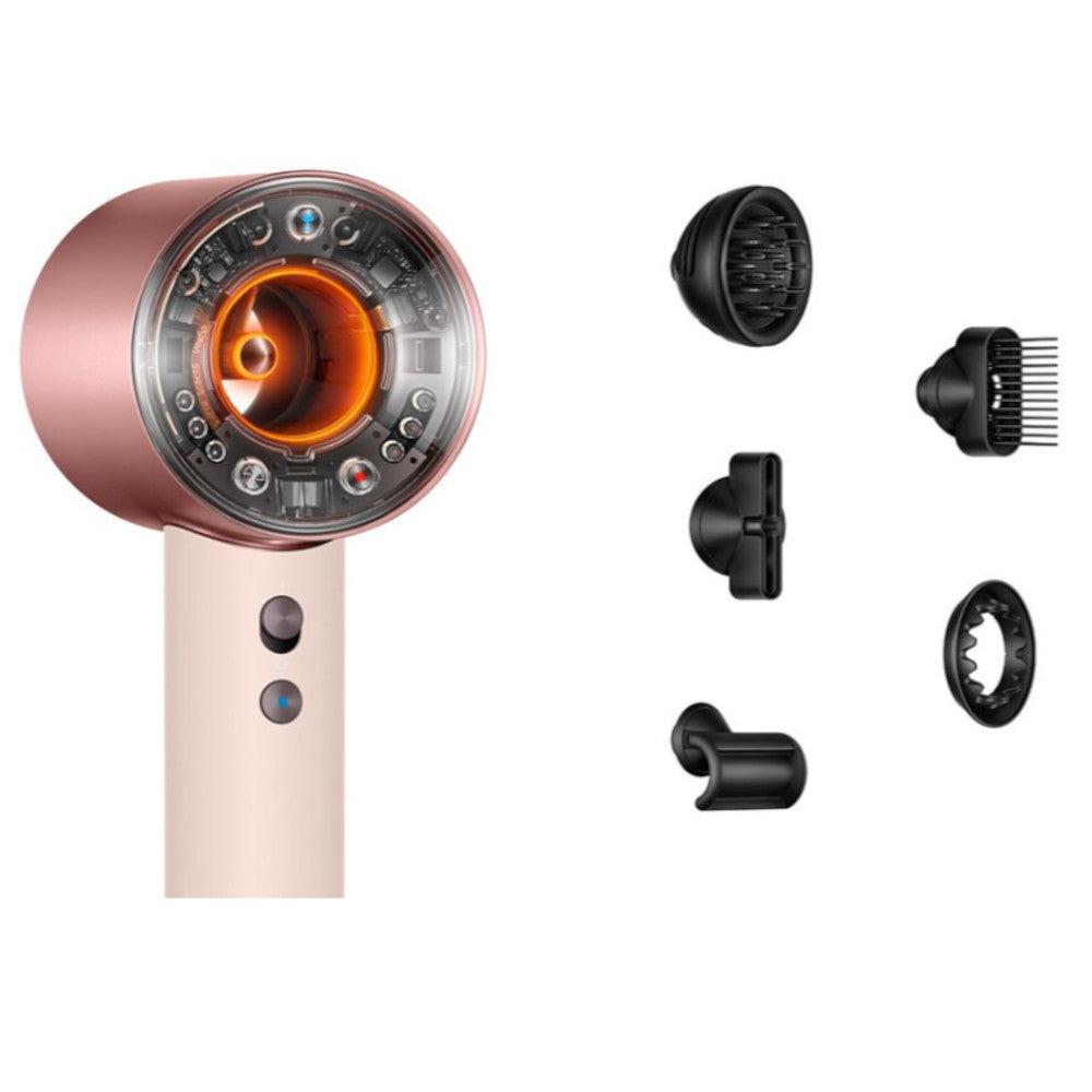 DYSON OFFICIAL OUTLET - Supersonic Hair Dryer Nural Ceramic Pink+Rose Gold - Refurbished with 1 year Dyson Warranty - (Excellent)