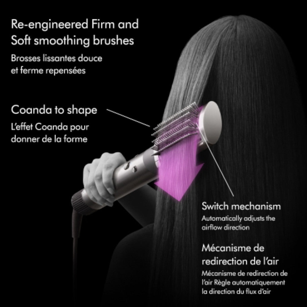 DYSON OFFICIAL OUTLET Airwrap Multi-Styler and Dryer Complete (Nickel/Copper) - Dyson refurbished (Excellent) with 1 year warranty - HS05