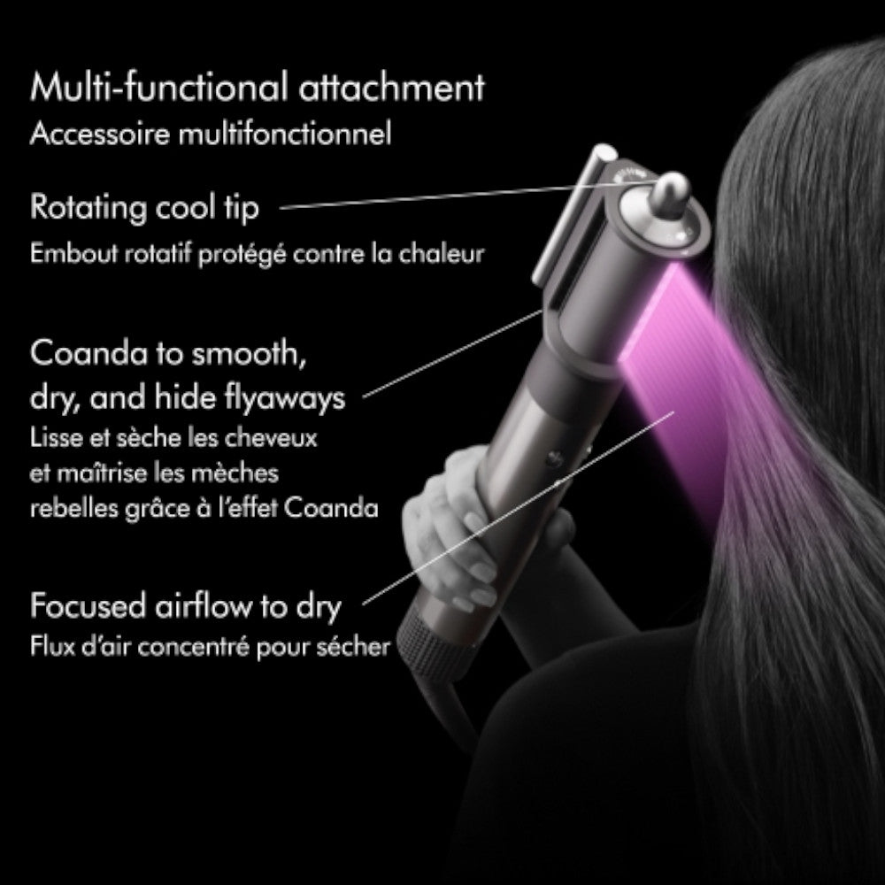 DYSON OFFICIAL OUTLET Airwrap Complete Long Barrel - Vinca Blue &amp; Rose - Dyson reconditionné (excellent) avec 1 an de garantie - HS05