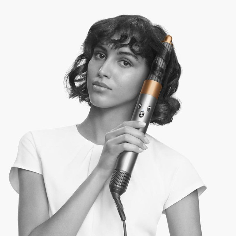 DYSON OFFICIAL OUTLET Airwrap Complete Long Barrel Nickel & Copper - Dyson refurbished (Excellent) with 1 year warranty - HS05
