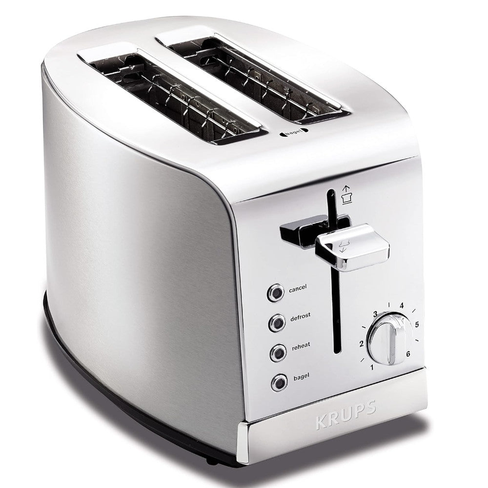 Grille-pain KRUPS KH732D51 2 tranches en acier inoxydable