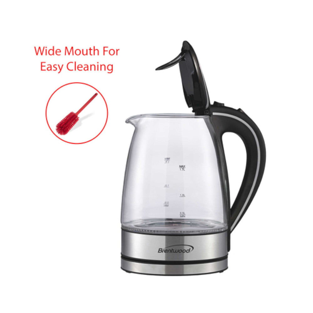 Brentwood KT-1900BK 1.8Qt Glass Kettle
