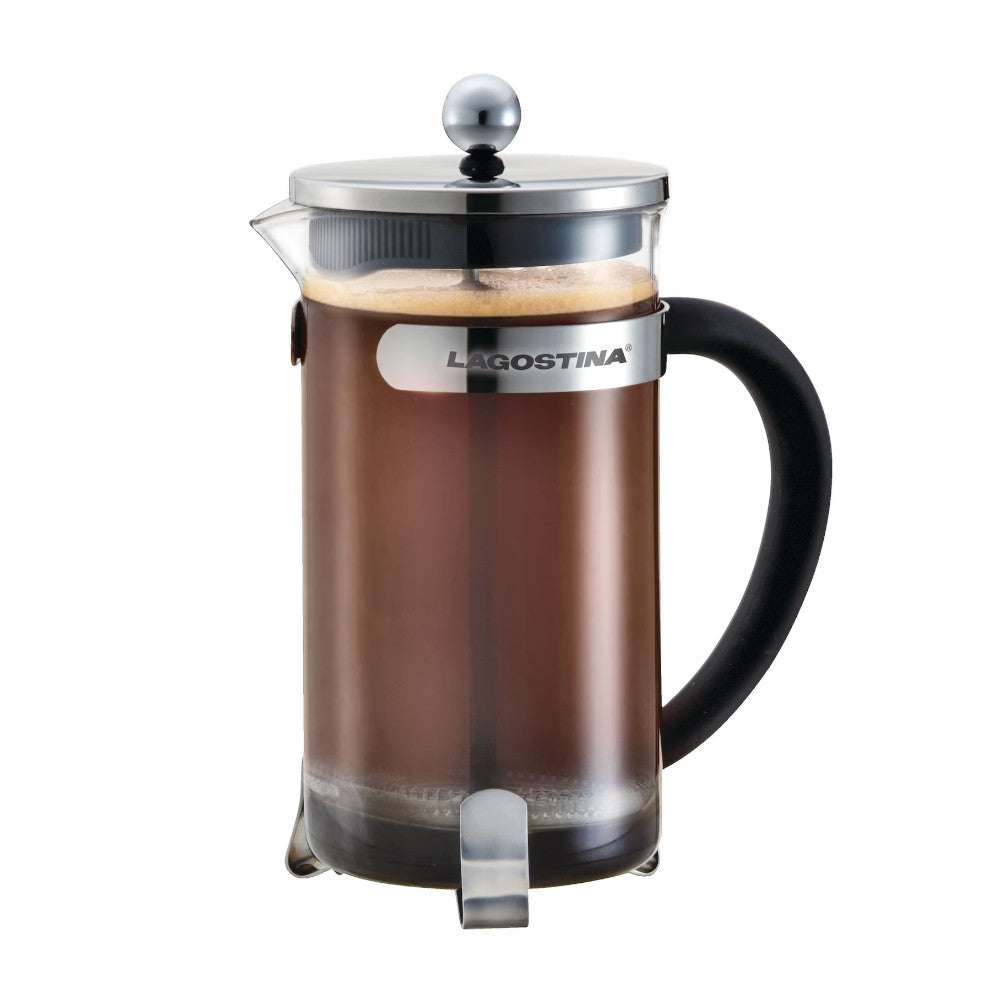LAGOSTINA L510200201 8-Cup Glass and Stainless Steel French Press