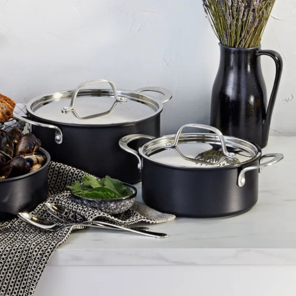 Batterie de cuisine 12 pièces LAGOSTINA L888612612 en aluminium anodisé dur