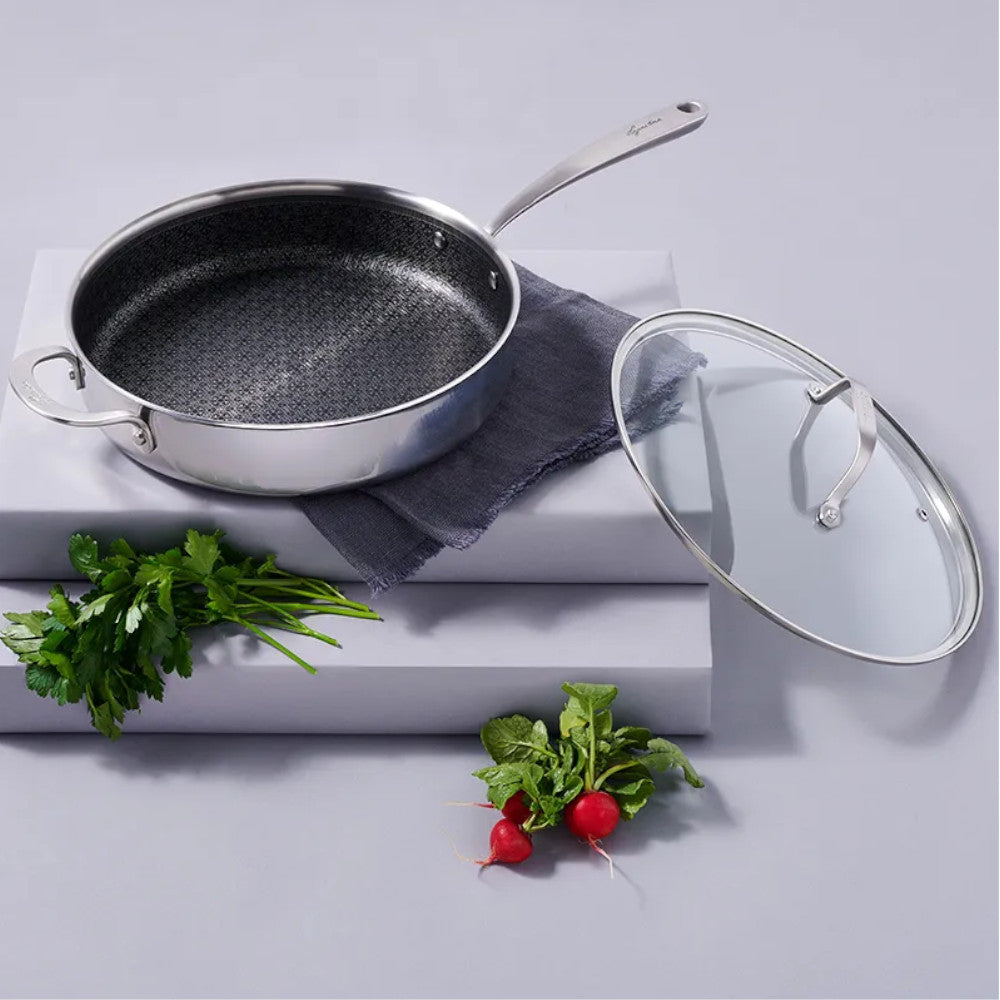 Poêle à sauter LAGOSTINA L930040528M en acier inoxydable Resist Clad de 28 cm