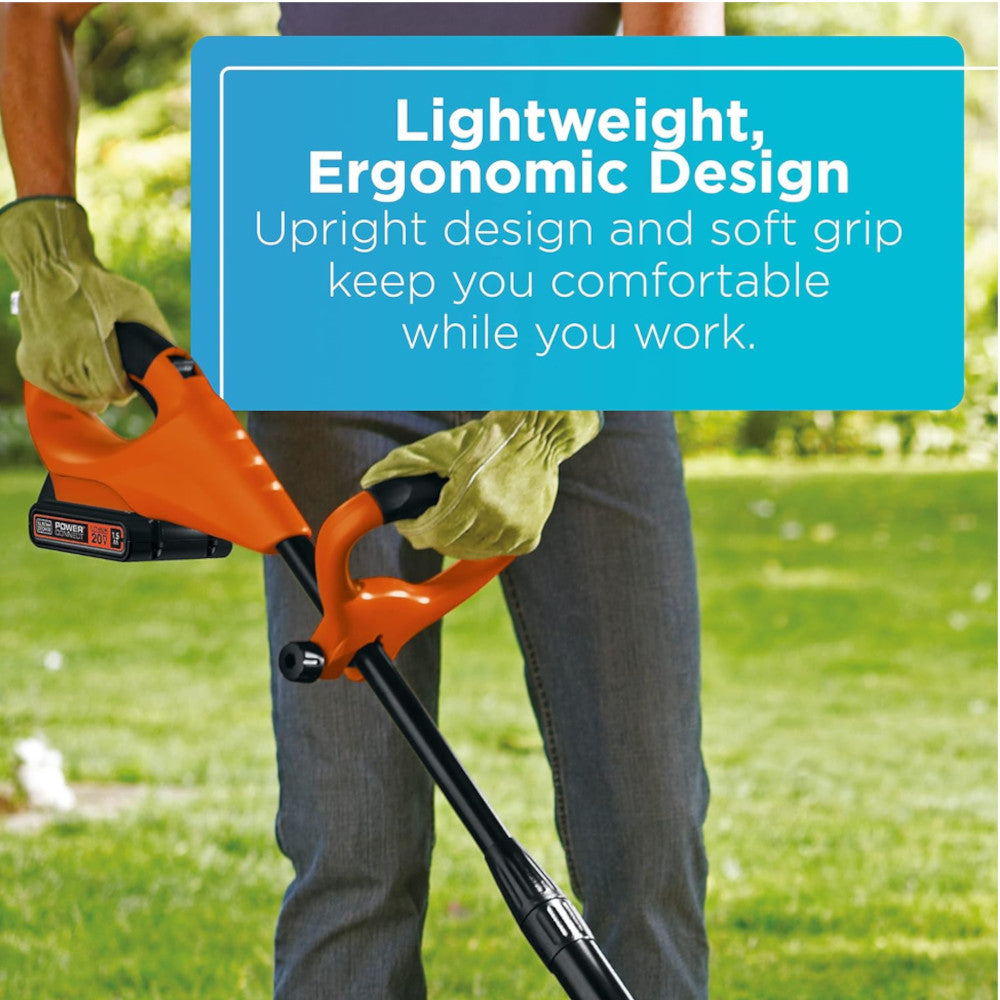 BLACK+DECKER LGC120 20-Volt Lithium-Ion Cordless Garden Cultivator/Tiller
