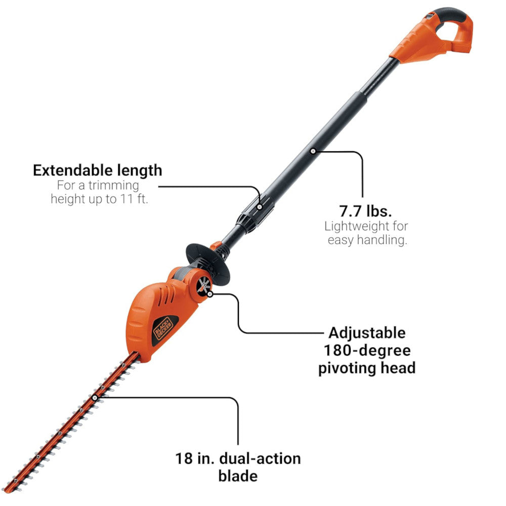 Taille-haie BLACK+DECKER LPHT120 20V Max Lithium Ion - Remis à neuf avec garantie complète du fabricant