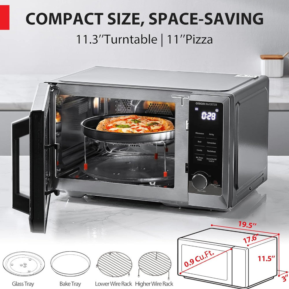 TOSHIBA ML2-EC09SAIT(BS) 6 in 1 Inverter Microwave Oven Air Fryer Combo