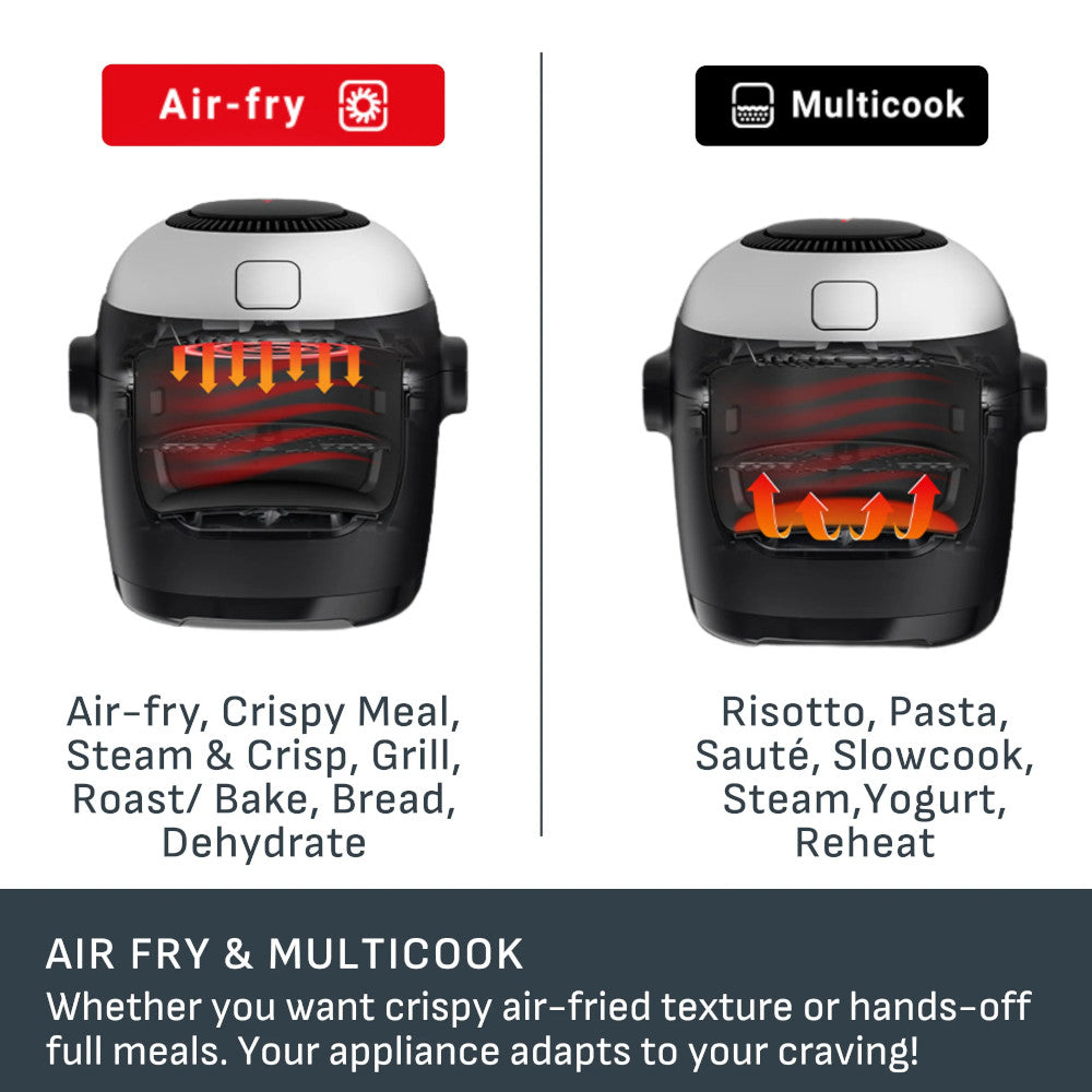 Multicuiseur et friteuse à air chaud T-FAL MY740CQ0 ActiFry avec pale de brassage automatique 6L - Emballage légèrement abîmé avec garantie complète