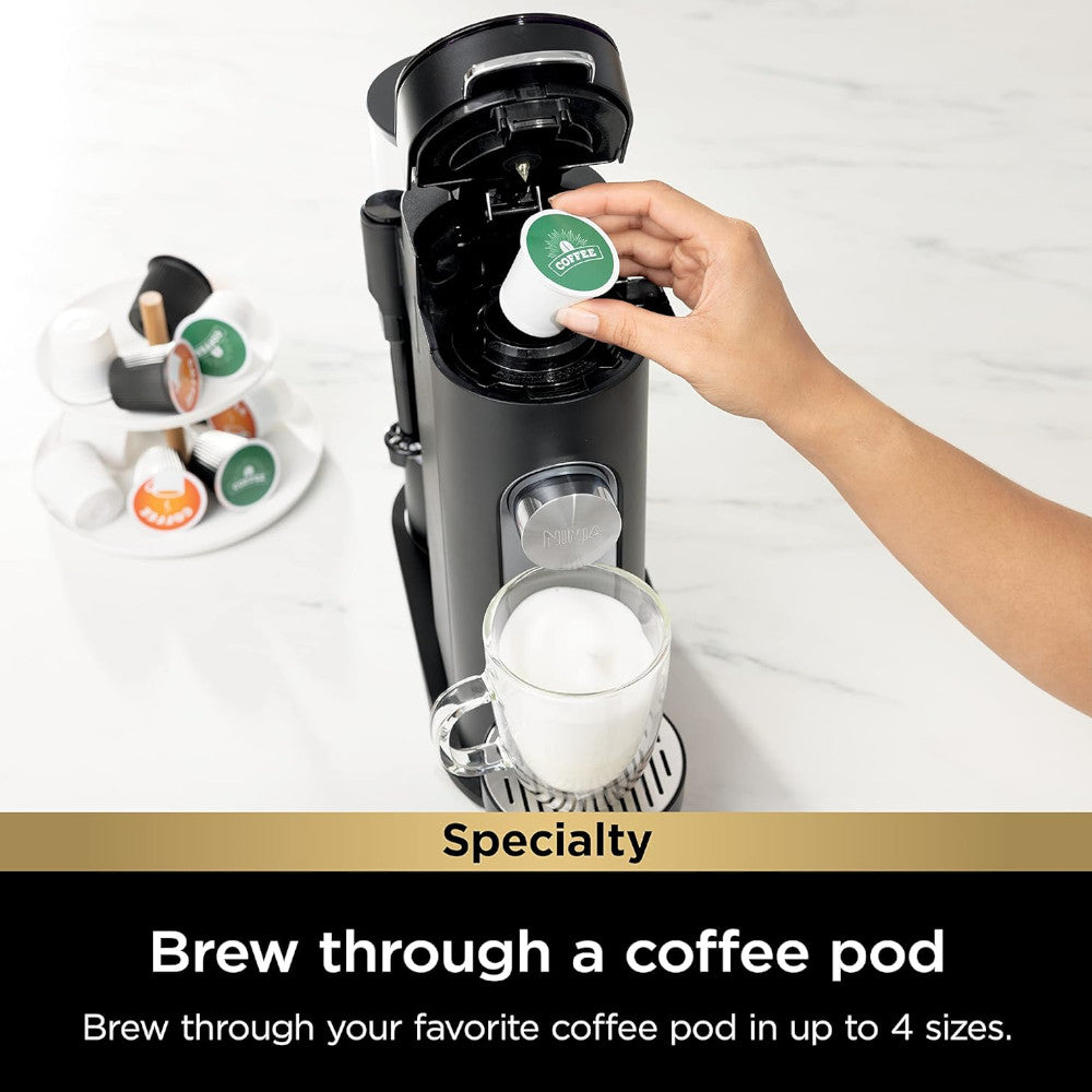 Cafetière à dosettes et grains NINJA PB051CCO - Entretien en usine avec garantie Home Essentials