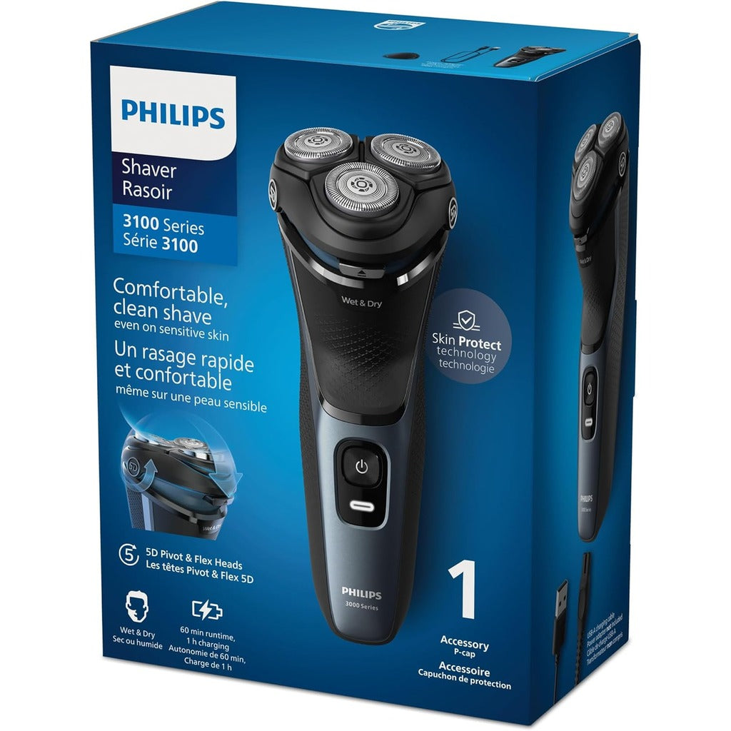 PHILIPS S3144/00 Electric Shaver Series 3000 Wet & Dry
