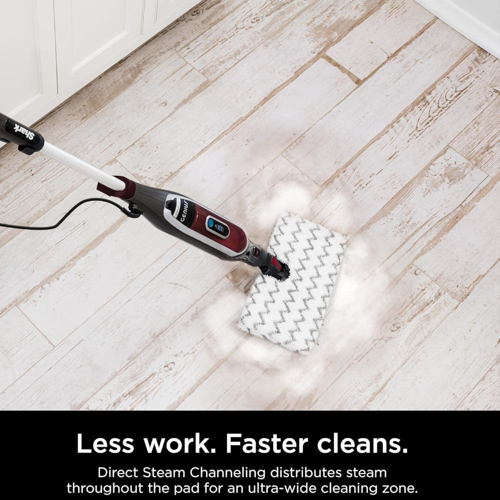 Système de nettoyage à vapeur SHARK QM5006QRD Genius Steam Pocket - Révisé en usine avec garantie Home Essentials