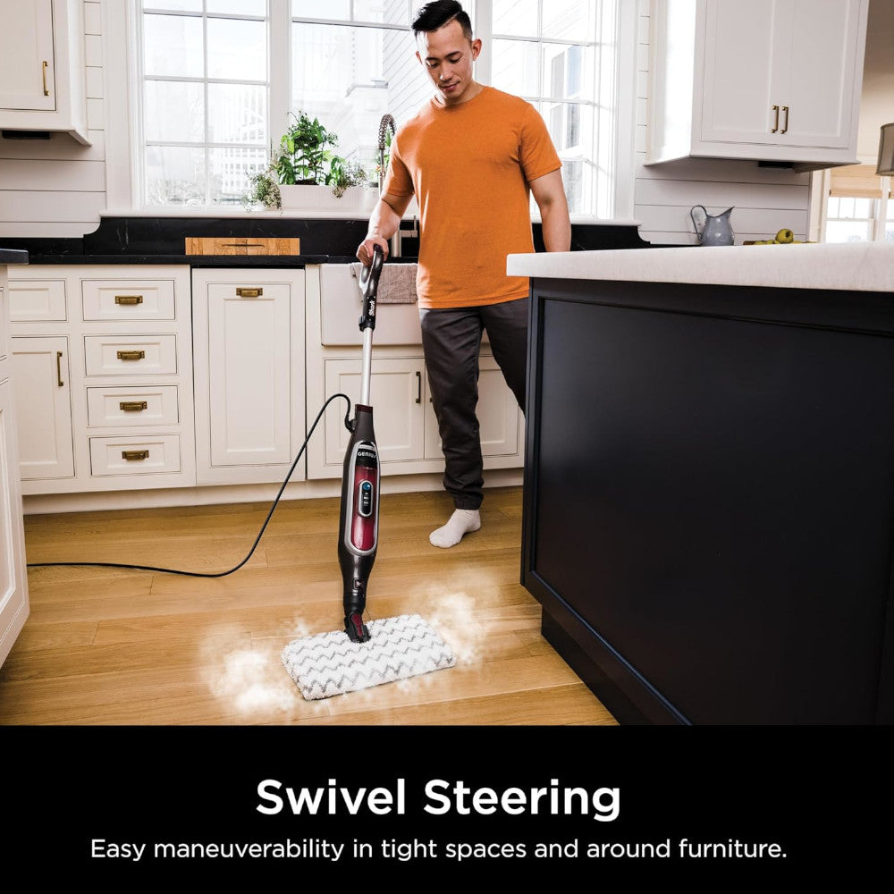 Système de nettoyage à vapeur SHARK QM5006QRD Genius Steam Pocket - Révisé en usine avec garantie Home Essentials