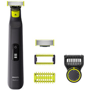 PHILIPS QP6541/16 OneBlade 360 ​​Pro, Utilisation sur peau sèche ou humide, Taille, finition et rasage avec 12 longueurs