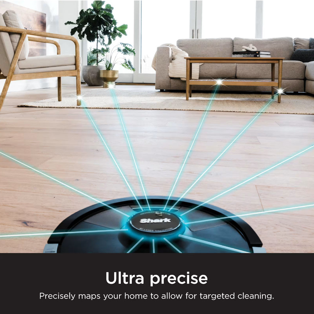 SHARK RV2002 AI Ultra Robot Vacuum and Mop - Factory serviced with Home Essentials warranty