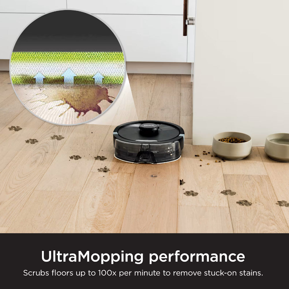 SHARK RV2002 AI Ultra Robot Vacuum and Mop - Factory serviced with Home Essentials warranty