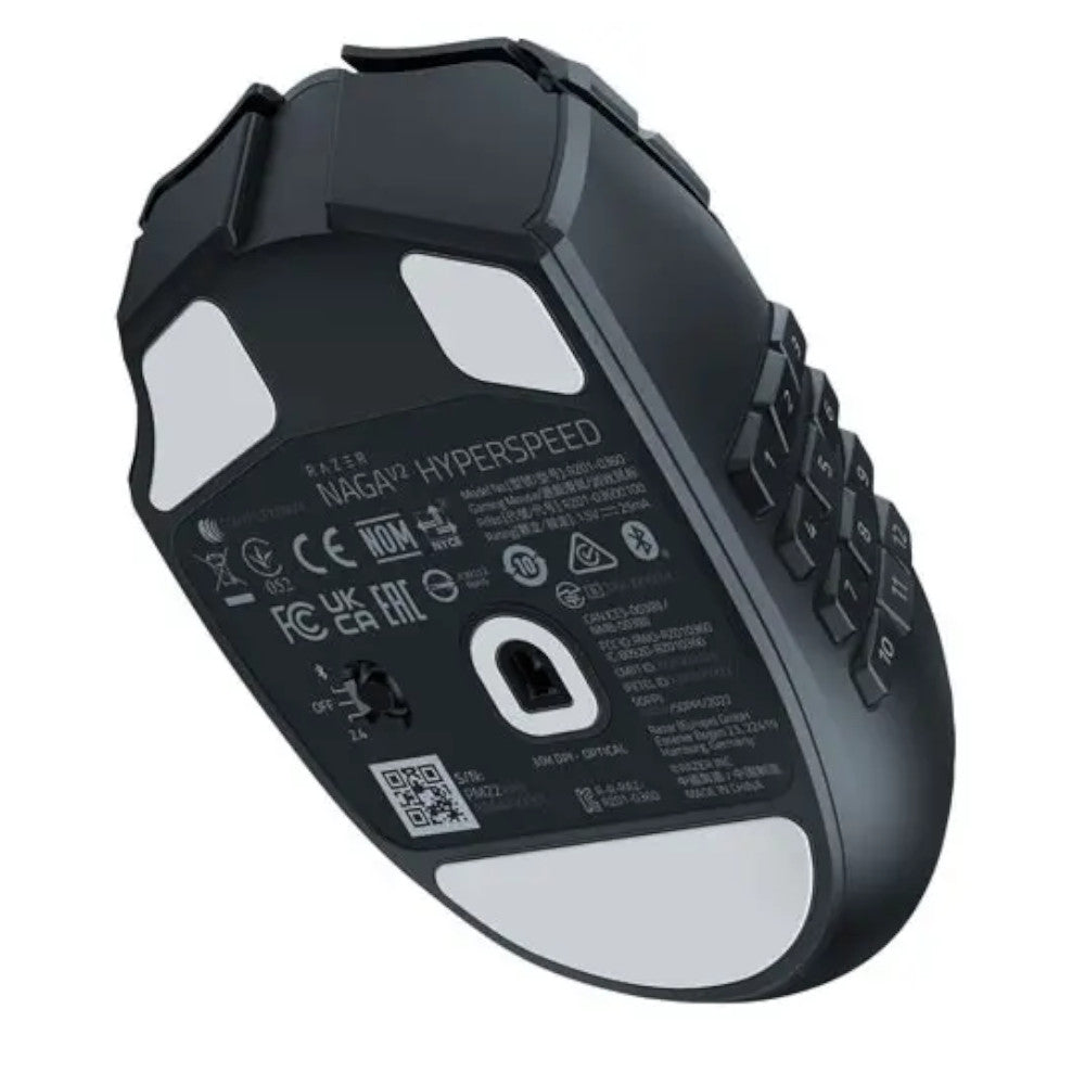 RAZER OFFICAL OUTLET - RZ01-03600100 Naga HyperSpeed Wireless MMO Gaming Mouse - Razer Renewed