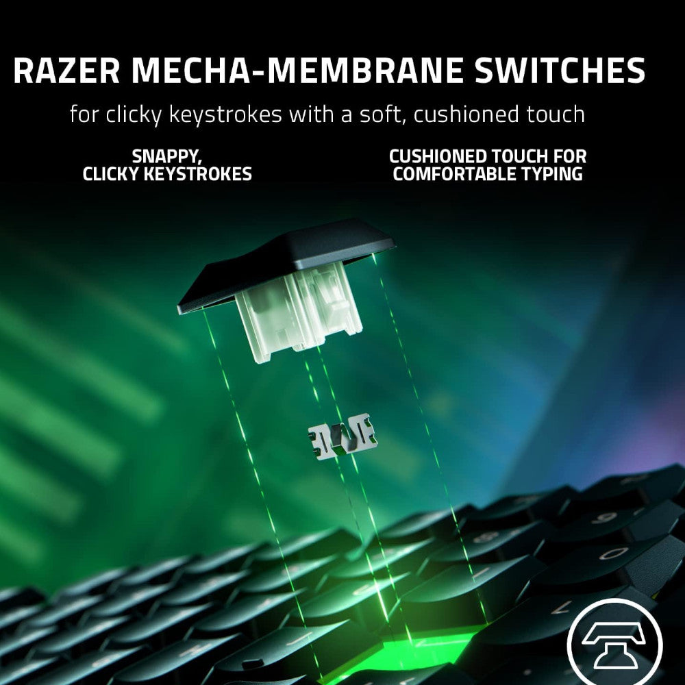 RAZER OFFICAL OUTLET - RZ03-04460200 Ornata V3 Ergonomic Gaming Keyboard- Razer Renewed
