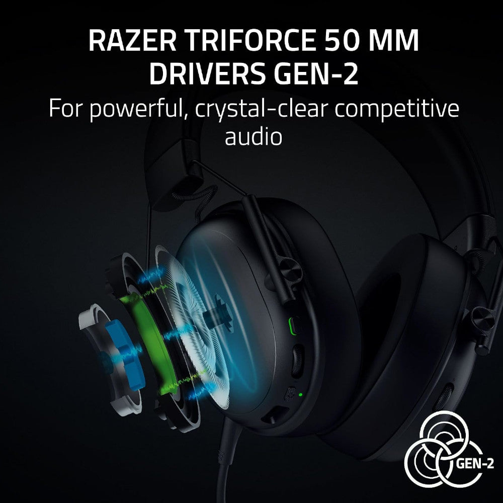 RAZER OFFICAL OUTLET - RZ04-05420100-R3 BlackShark V3 X HyperSpeed Wireless Gaming Headset- Razer Renewed