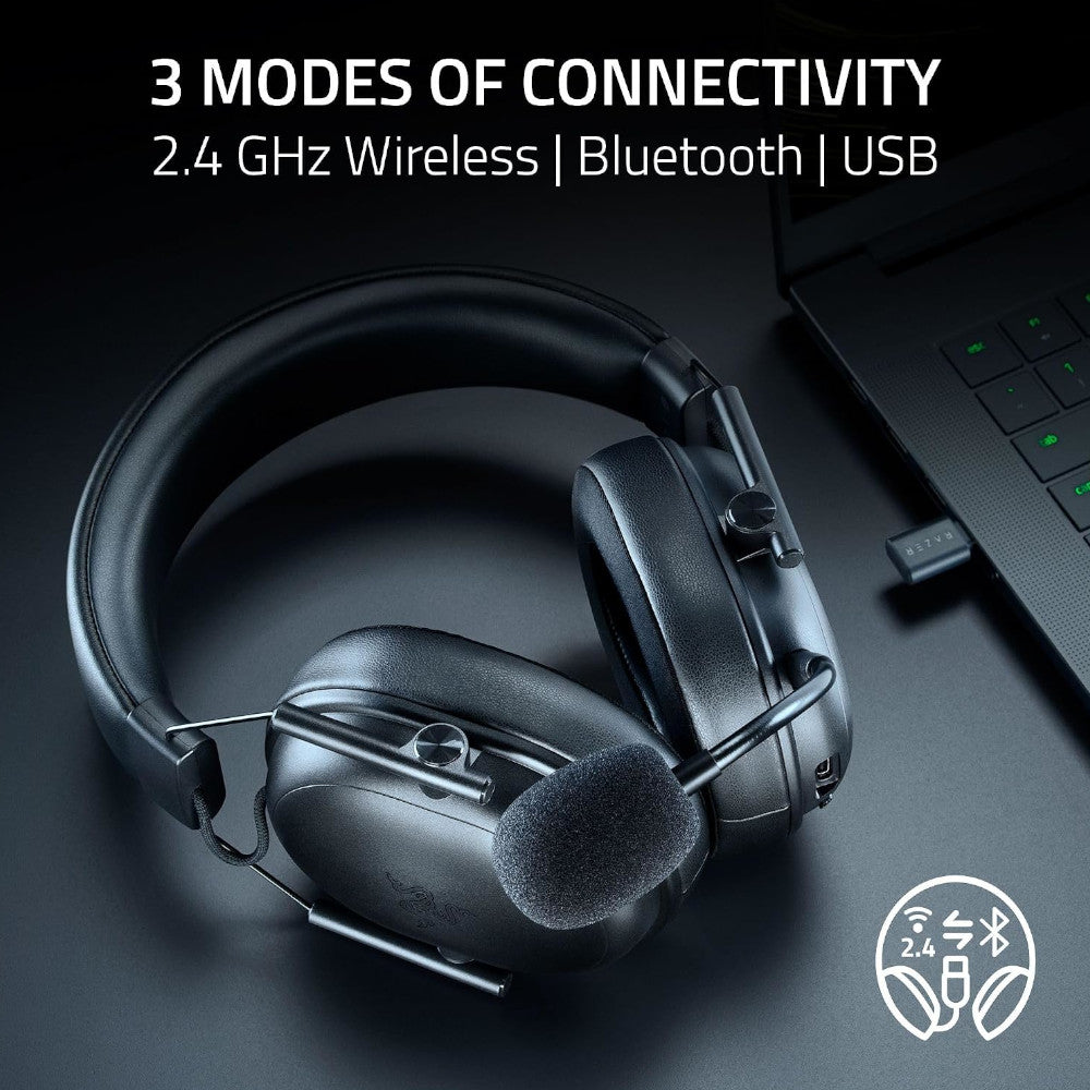 RAZER OFFICAL OUTLET - RZ04-05420100-R3 BlackShark V3 X HyperSpeed Wireless Gaming Headset- Razer Renewed