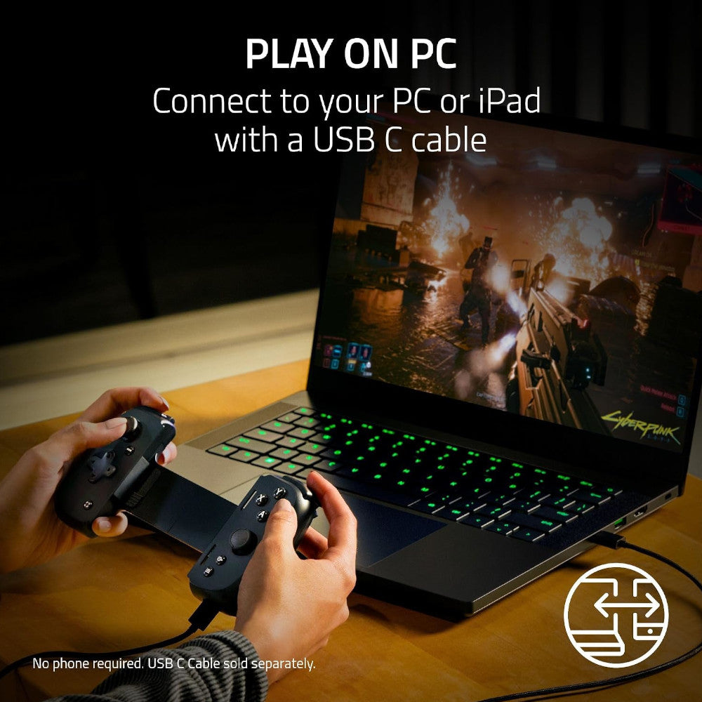 RAZER OFFICAL OUTLET - RZ06-05110100 Kishi V2 USB-C Gaming Controller - Razer Renewed