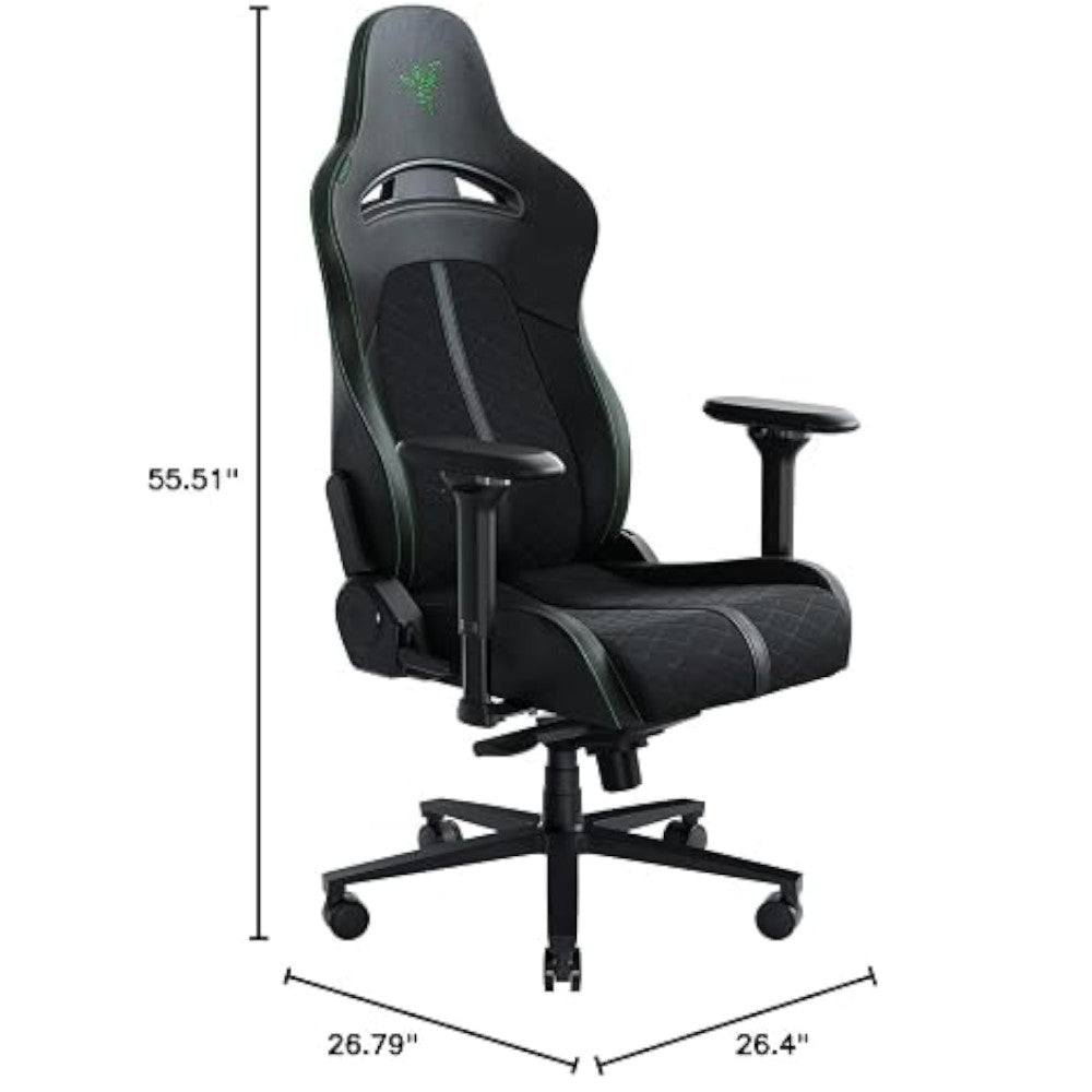 RAZER OFFICAL OUTLET - RZ38-03880700 Enki X Gaming Chair Black/Green - Razer Renewed