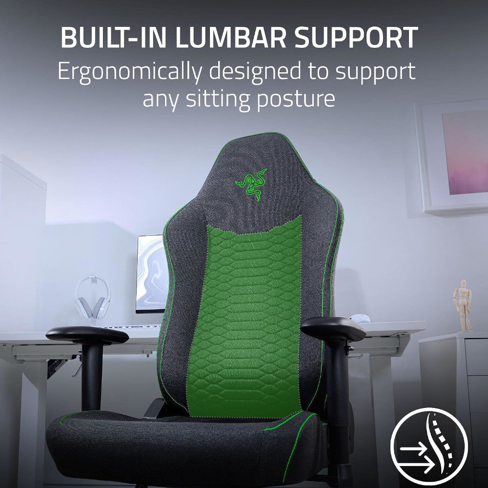 RAZER OFFICAL OUTLET - RZ38-05310100 Iskur V2 X Gaming Chair Black - Razer Renewed