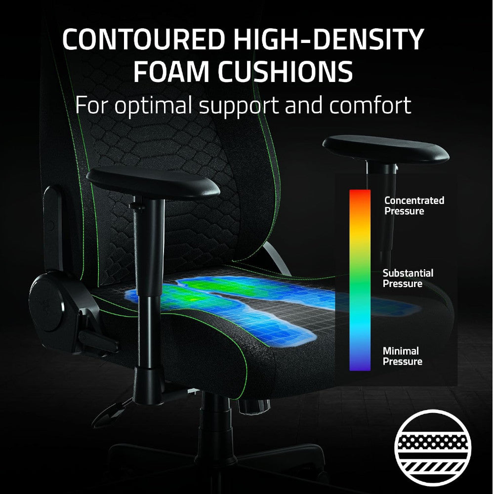 RAZER OFFICAL OUTLET - RZ38-05310100 Iskur V2 X Gaming Chair Black - Razer Renewed