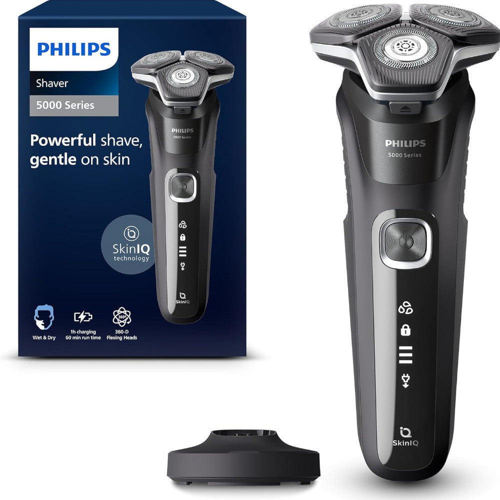 PHILIPS S5898/25 Wet & Dry Electric Shaver Series 5000 With SkinIQ Technology