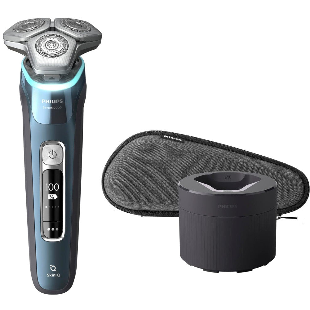 PHILIPS S9982/50 Rasoir électrique série 9000, électrique humide et sec avec deux lames SteelPrecision