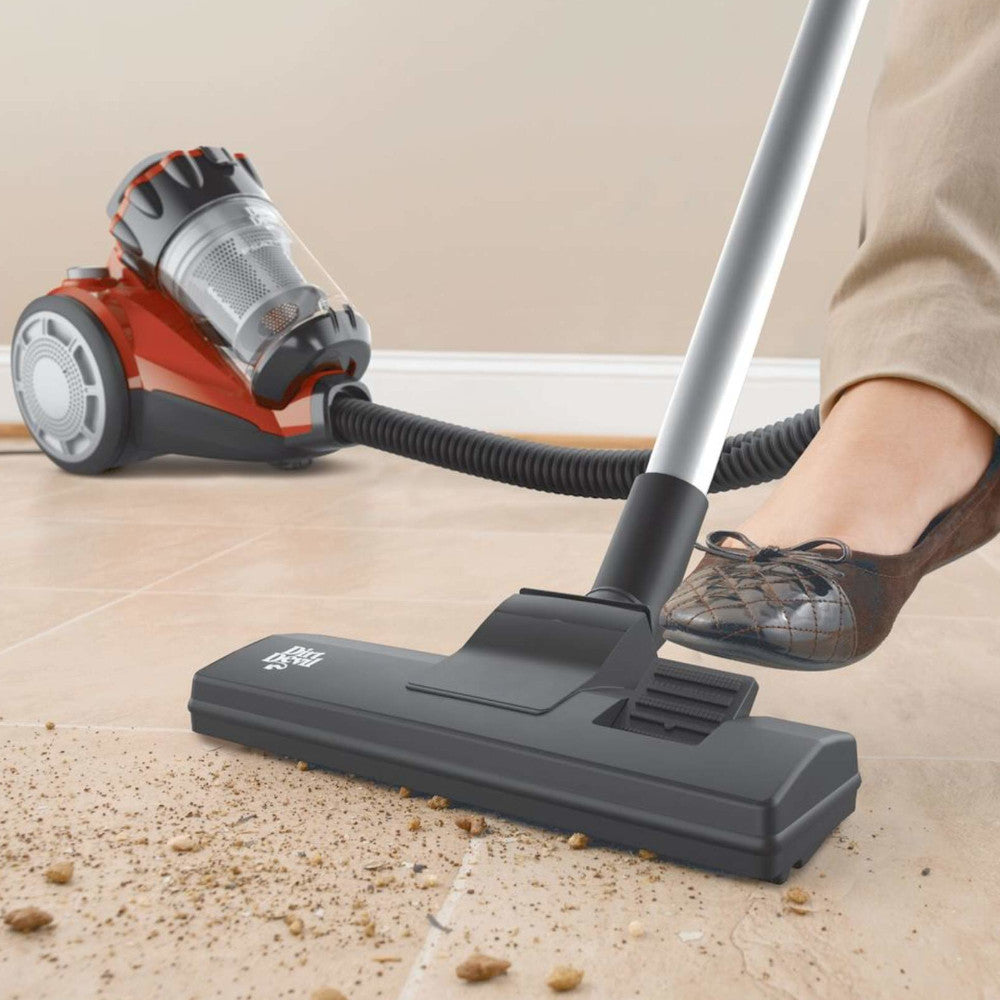 DIRT DEVIL SD40121CDI FeatherLite Cyclonic Lightweight Bagless Canister Vacuum Cleaner Factory serviced with Home Essentials warranty