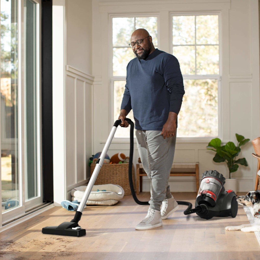 HOOVER SH40441CA Multi-Surface Bagless Corded Canister Vacuum - Factory serviced with Home Essential Warranty