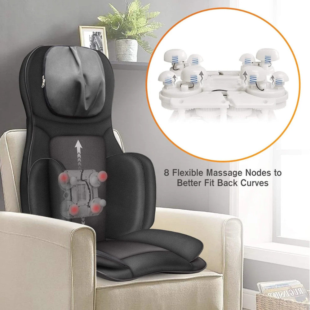 SNAILAX SL-236 Full Body Massage Chair Pad Shiatsu Neck Back Massager with Heat