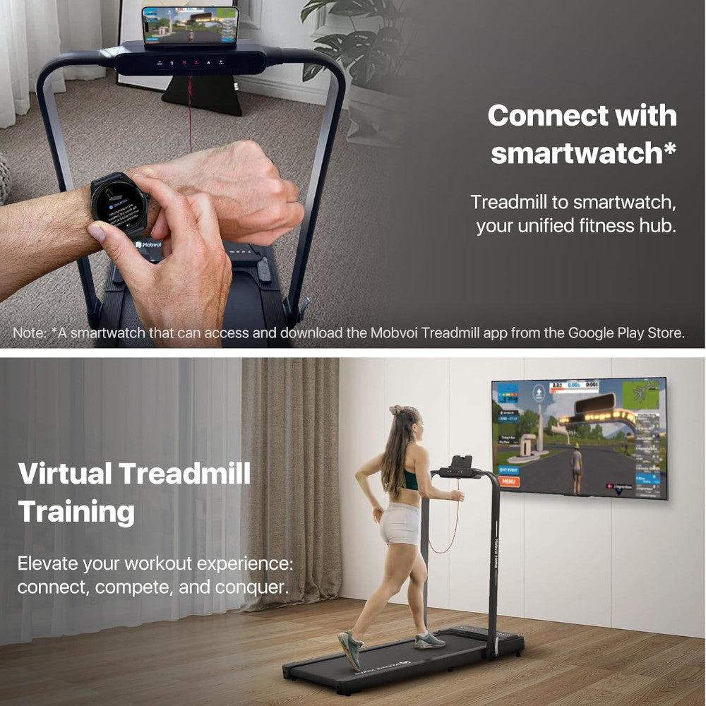 MOBVOI HOME T4225 Walking Pad Treadmill with Incline