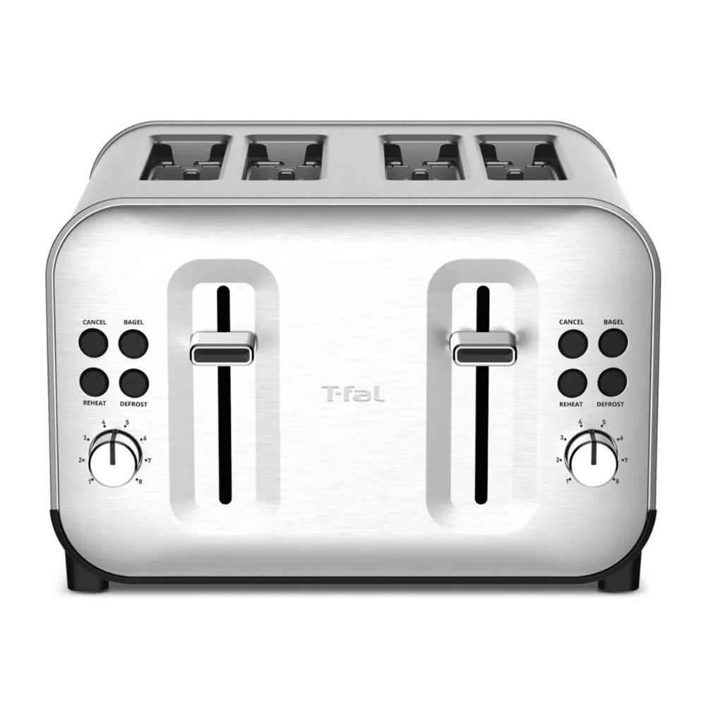 Grille-pain 4 tranches T-FAL TF684D50 Element en acier inoxydable