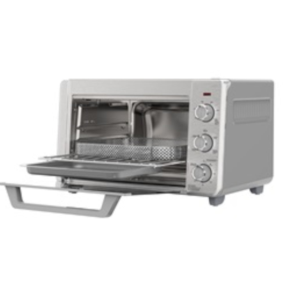 BLACK+DECKER Crisp 'N Bake™ Air Fry 6-Slice Toaster Oven - Factory Certified with Full Warranty - TO3405SSC