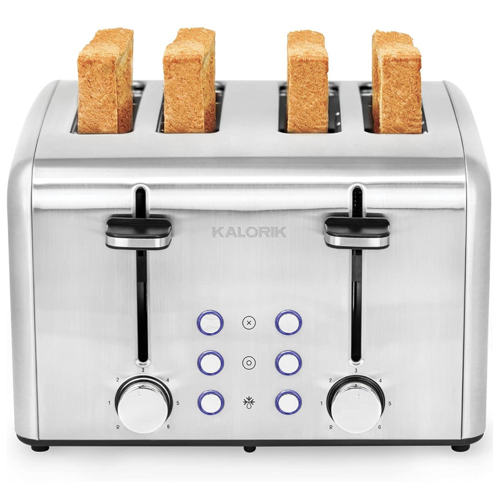 Grille-pain 4 tranches en acier inoxydable KALORIK TO46813SS