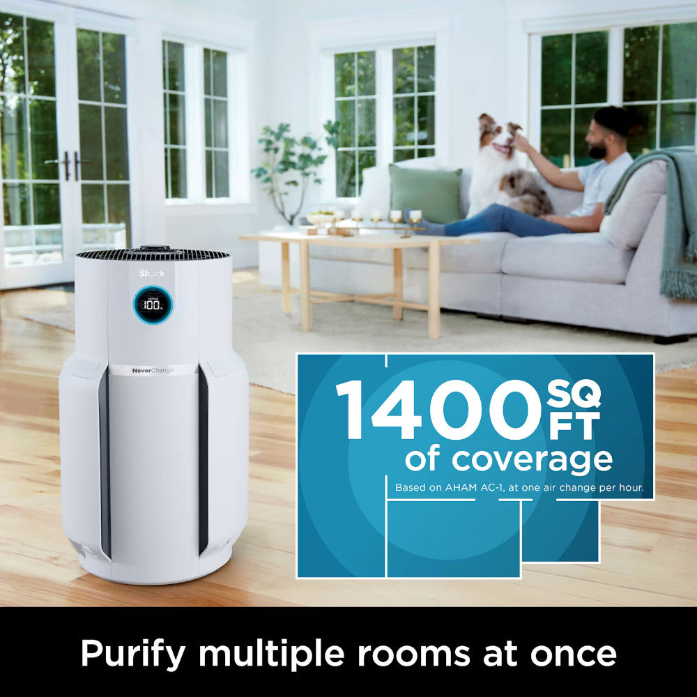 SHARK UA1450 NeverChange™ Air Purifier MAX - Factory serviced with Home Essentials warranty