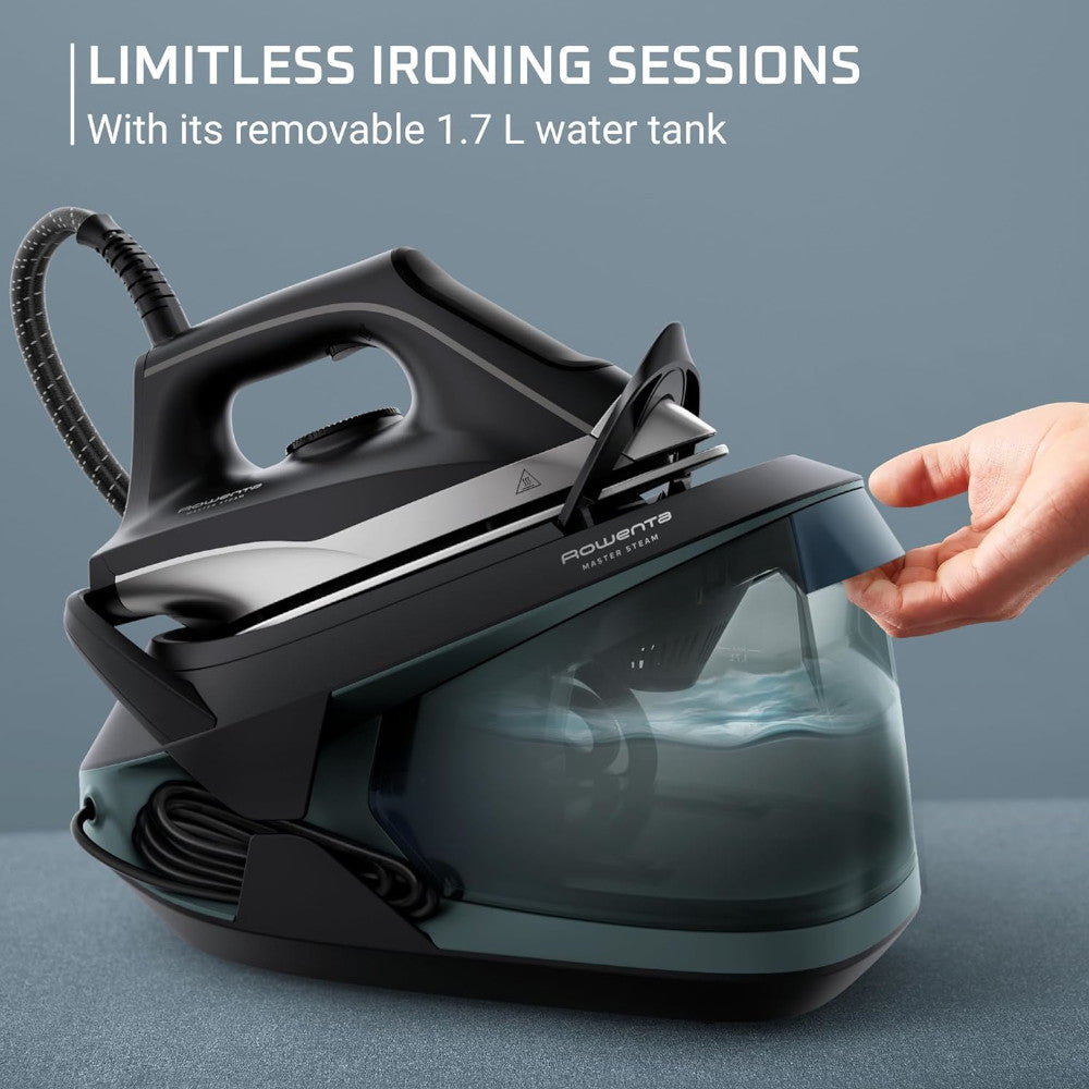 ROWENTA VR8332U1 Pro Master Steam Compact Steam Station - Factory serviced with Home Essentials Warranty