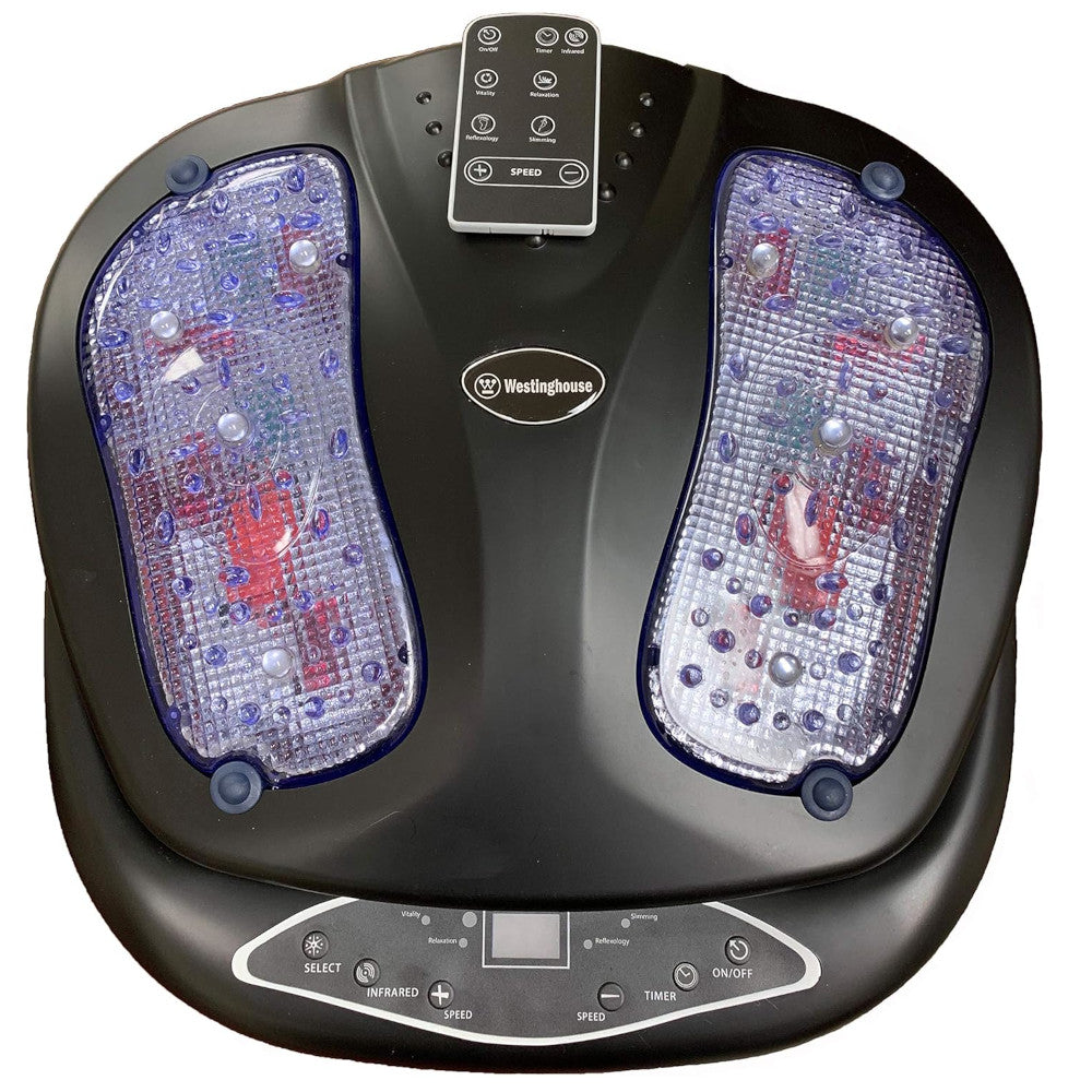 Westinghouse WES42-0909 Masseur de pieds infrarouge et vibrant - Emballage imparfait avec garantie complète