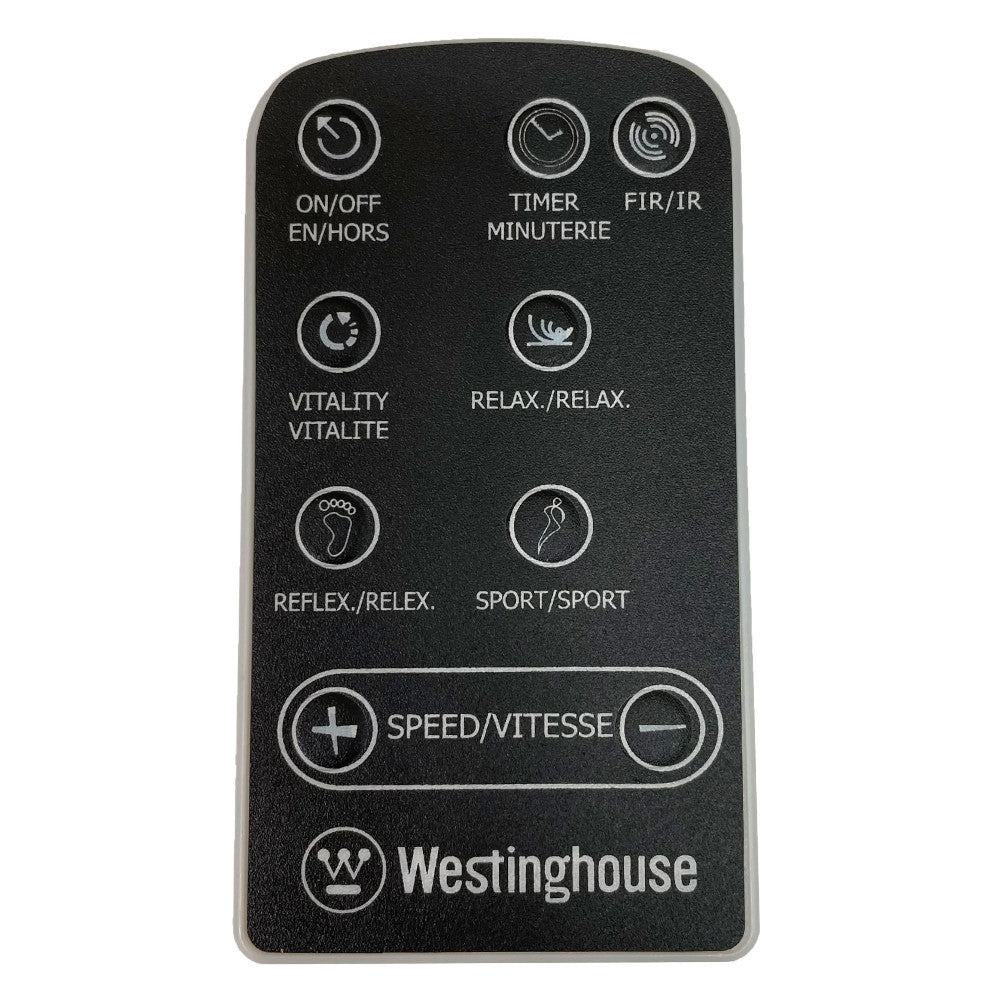 Westinghouse WES42-0909 Masseur de pieds infrarouge et vibrant - Emballage imparfait avec garantie complète