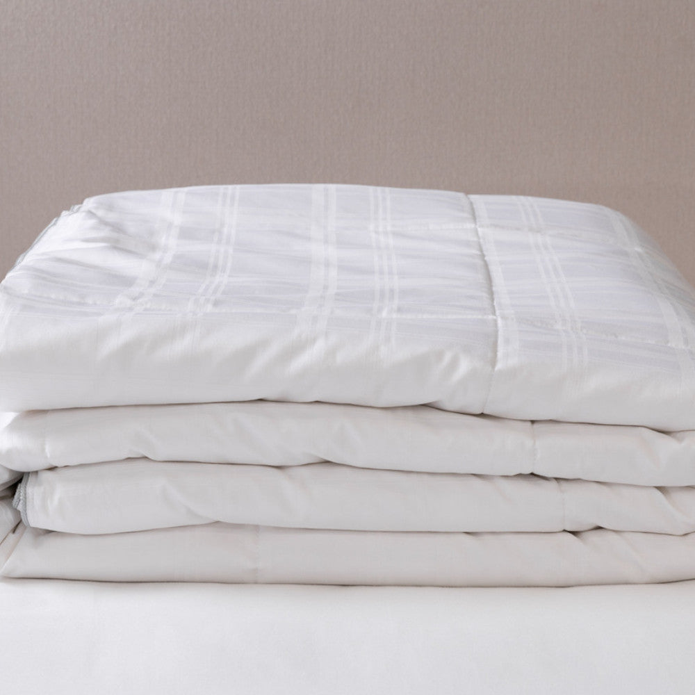 Couette en soie mûre QEHOME Contessa pour lit king size