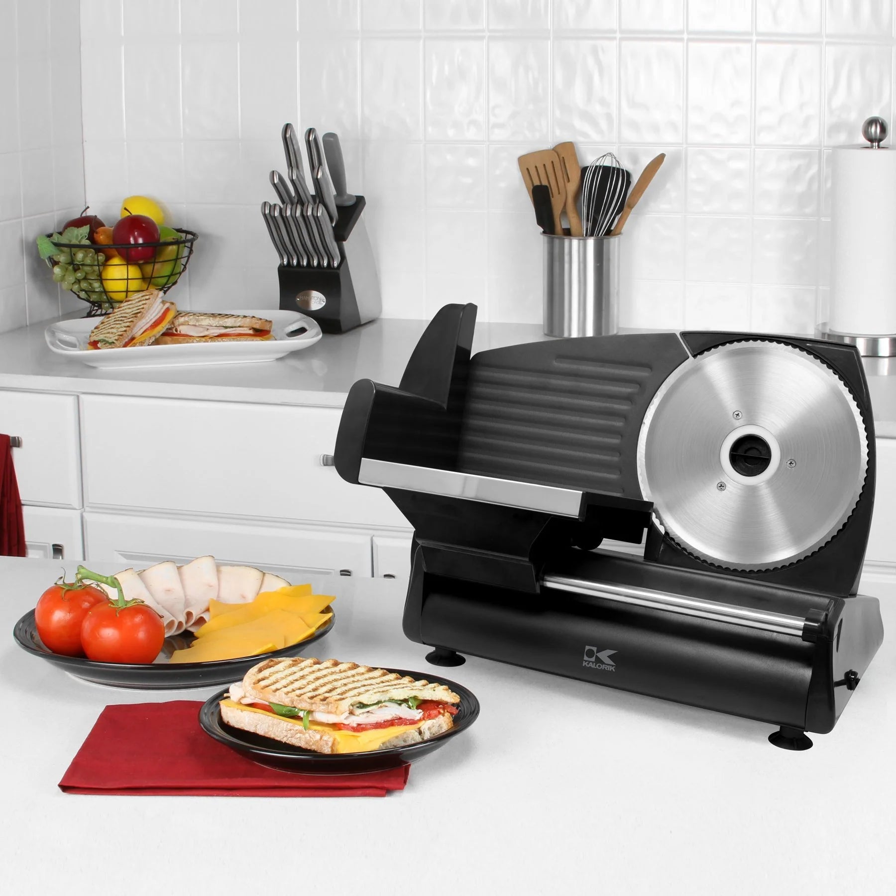 KALORIK AS45493BK Professional Style Food Slicers