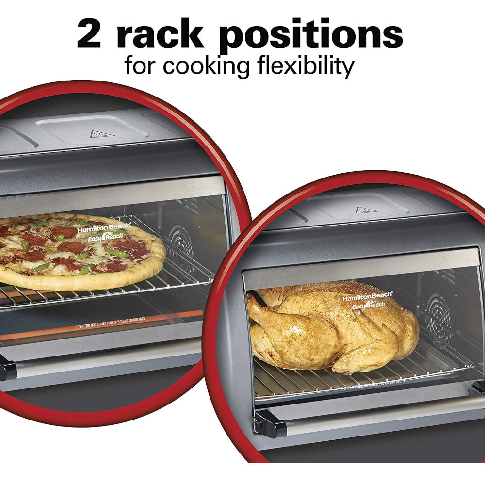 HAMILTON BEACH Easy Reach Convection Countertop Oven - 31434