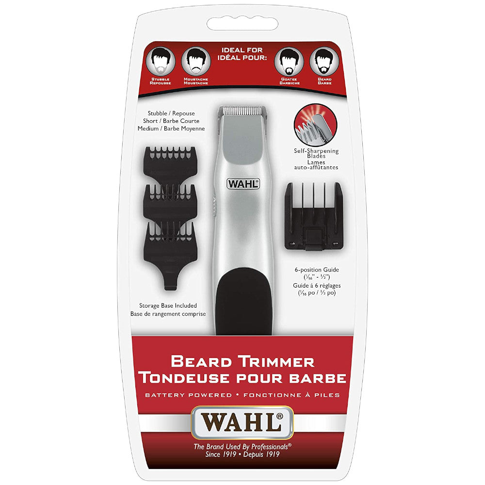 WAHL Tondeuse à barbe à piles 10 pièces - 3248