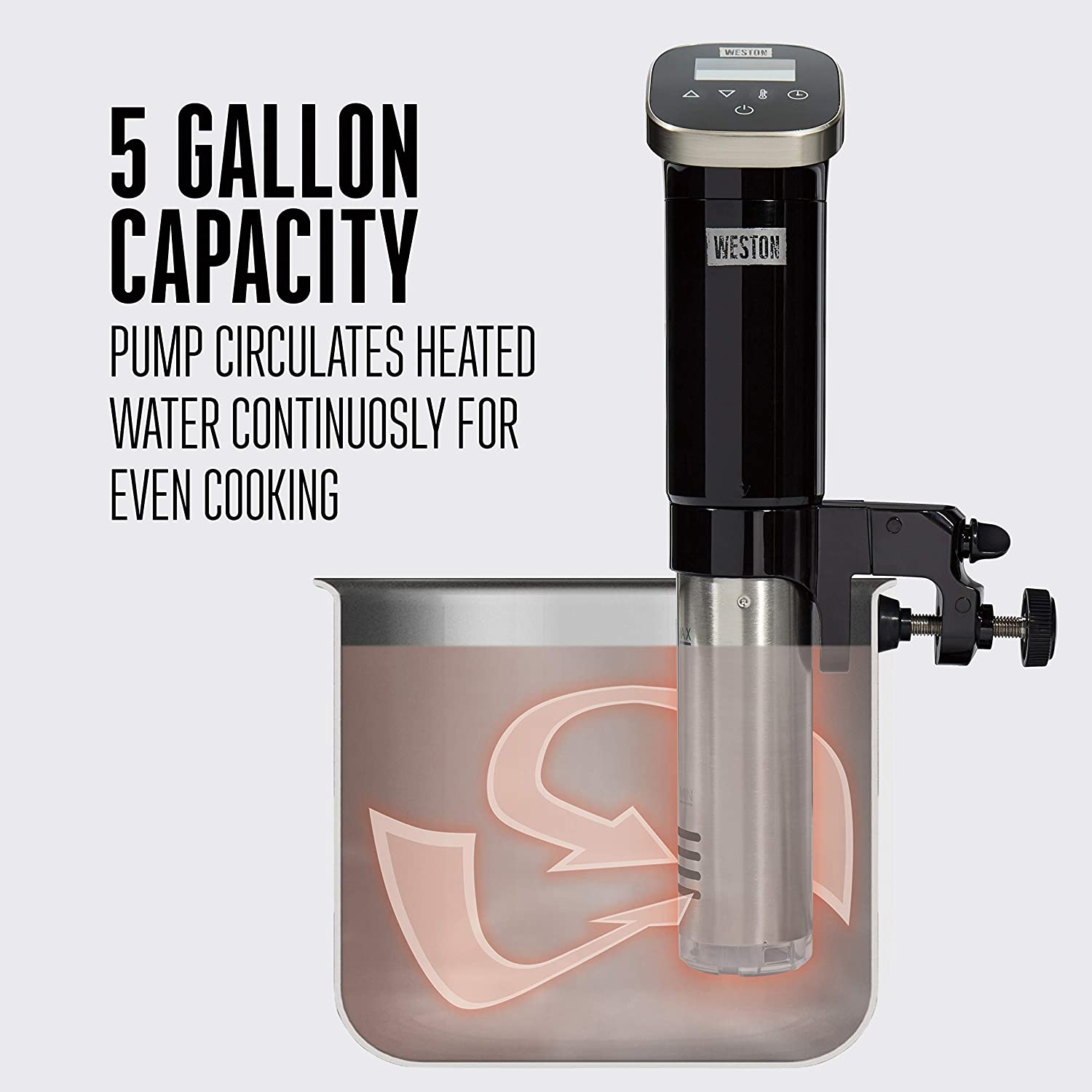 Circulateur à immersion sous vide WESTON - Entretenu en usine avec la garantie Home Essentials - 36200