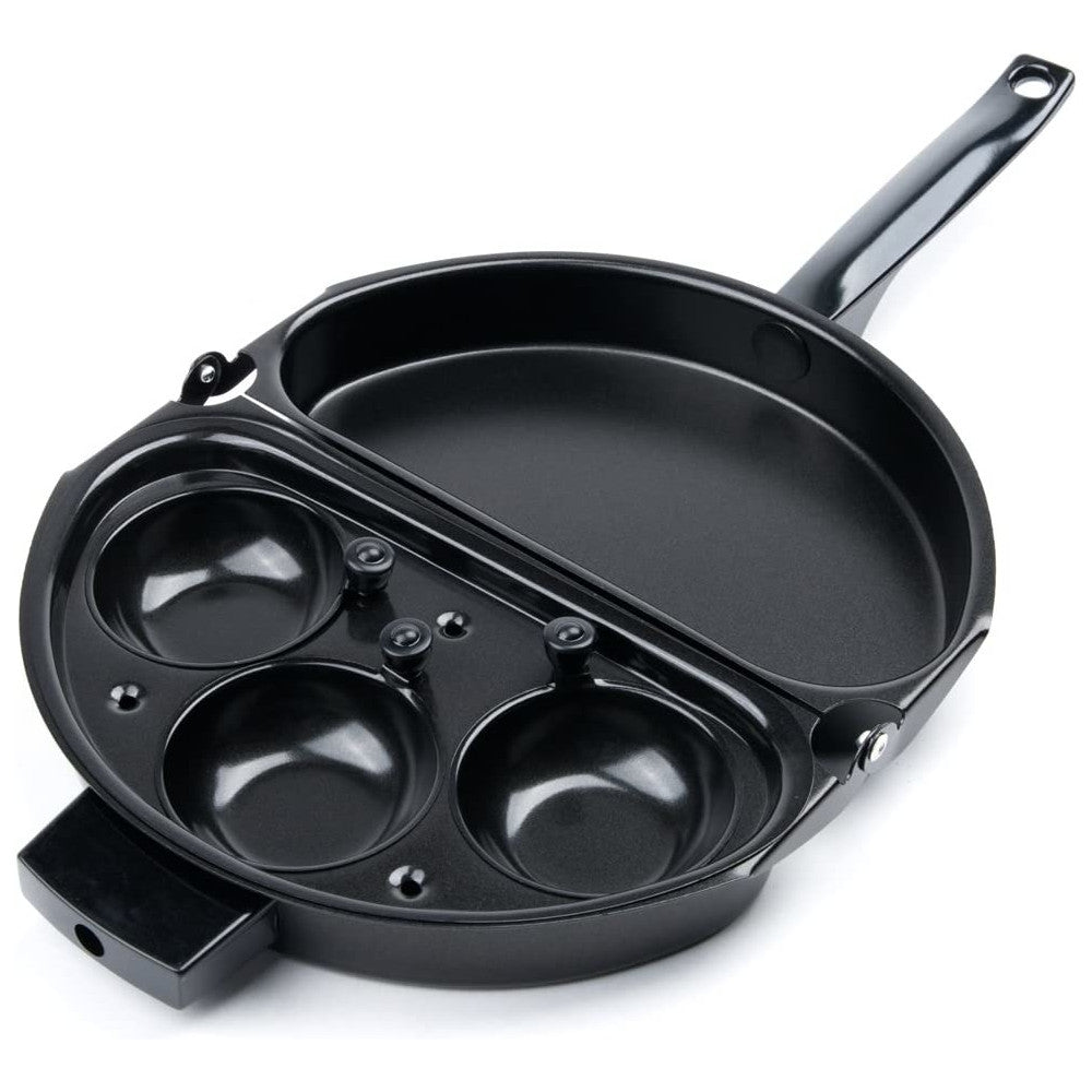 Poêle à omelette antiadhésive avec pocheuse à œufs FOX RUN - 4498