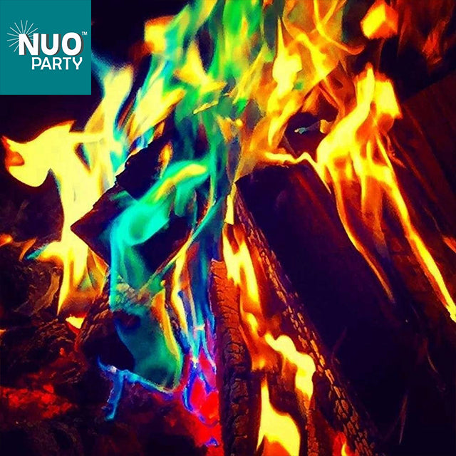 Funky Colored Fire Flames - 59745